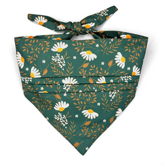 Daisy and Leaves Bandana